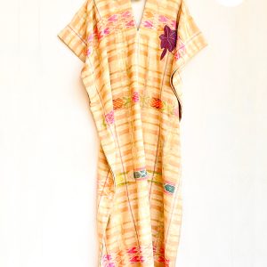 Huipil «Vanda» flor ciruela (ANTIGUO)