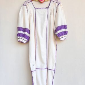 Vestido «Julia» manta unión morado