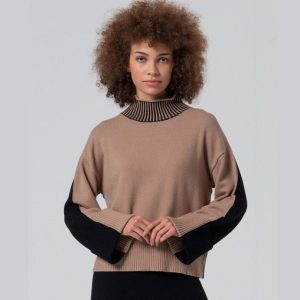 Jersey Bicolor Beige Surkana