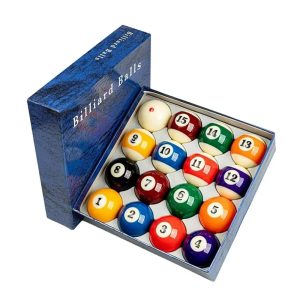 Juego De Bolas De Pool Medida Oficial 5.7 Cm Set De 16 Bolas