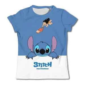 Camiseta Stitch Azul