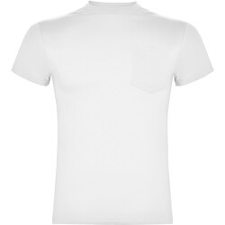 Camiseta Blanca 160 gr. 776523 <b>Con bolsillo</b>