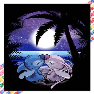 Diamond Painting Stitch Ángel Amor