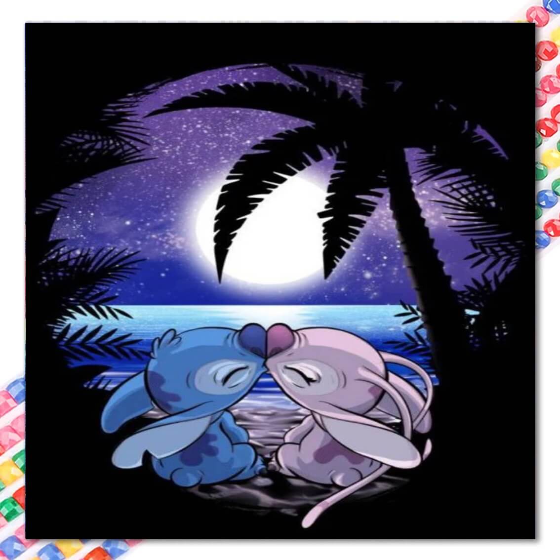 Diamond Painting Stitch Ángel Amor