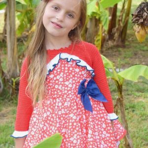 Chaqueta niña colorado