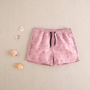 Bañador tela niño llamas