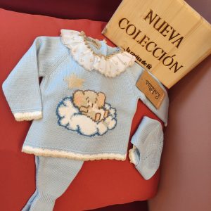 Jubón y Polaina Azul Celeste