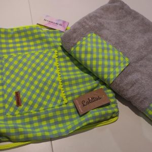 Toalla baño con bolso