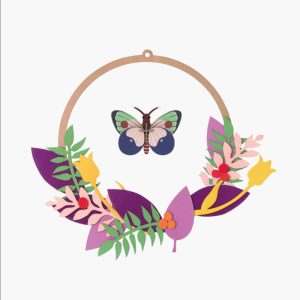 DECORACIÓN PARED FLORES. STUDIO ROOF