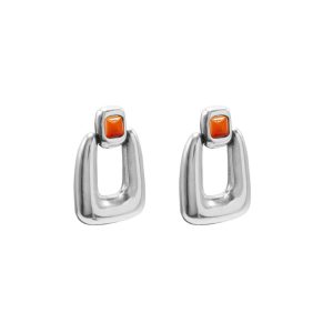 PENDIENTES KUVIC NARANJAS. CICLÓN