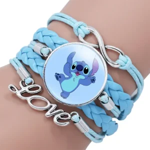 Pulsera Azul Stitch