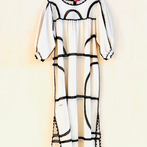 Vestido «Inés» unión negro