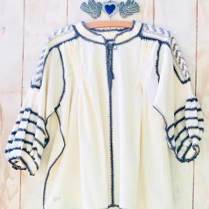 Blusa «Roberta» unión negro ML