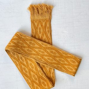 Fajín «Marcelina» mostaza y oro