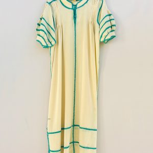 Vestido «Roberta» amarillo unión jade