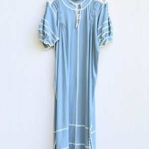 Vestido «Roberta» gris unión natural