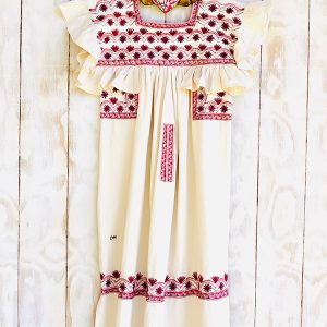 Vestido «Juliana» rojo y morado