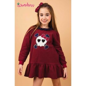 Skull Vestido felpa