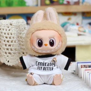 Mini Camiseta Real Madrid para Labubu – Edición Coleccionista