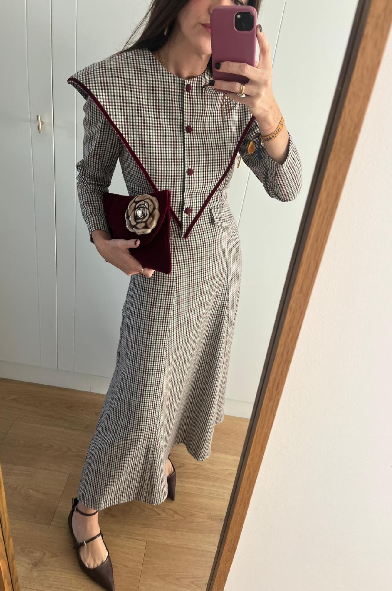 Vestido Victoria Cuadros - Imagen 3