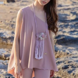 Mono capa pitillo crepe